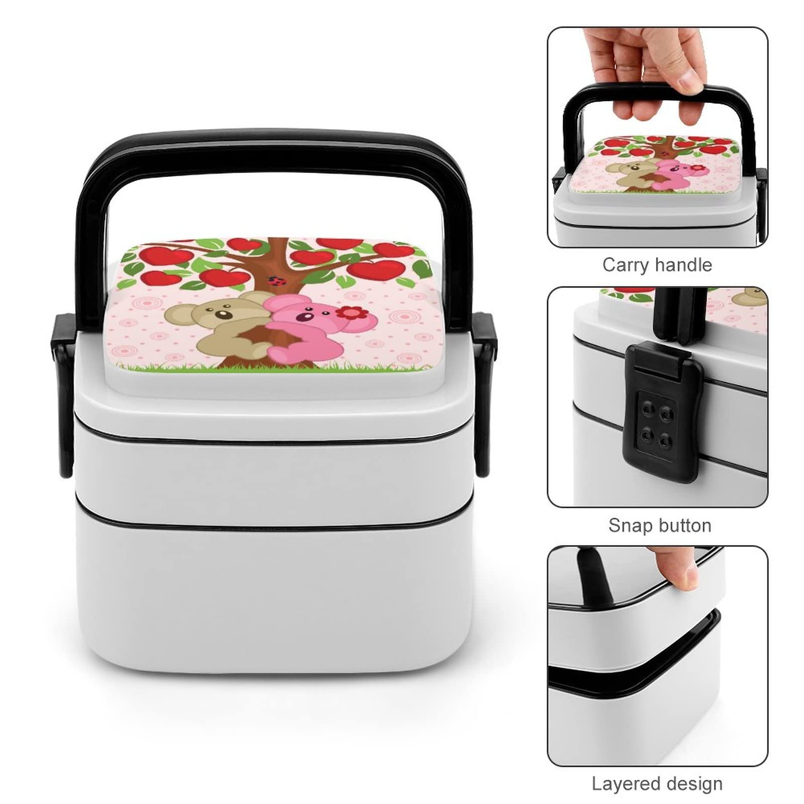 Amazon | 弁当箱 ランチボックス 萌え かわいい コアラ カップル