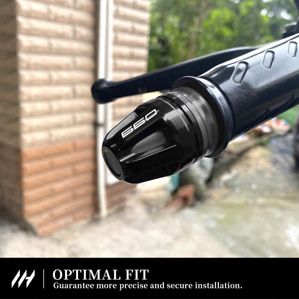 Motorcycle Handlebar End Caps For Trident 660 2020-2024 7/8” Bars 17mm Diameter CNC Handlebars (See details below) trident 660 Accessories (Gray)