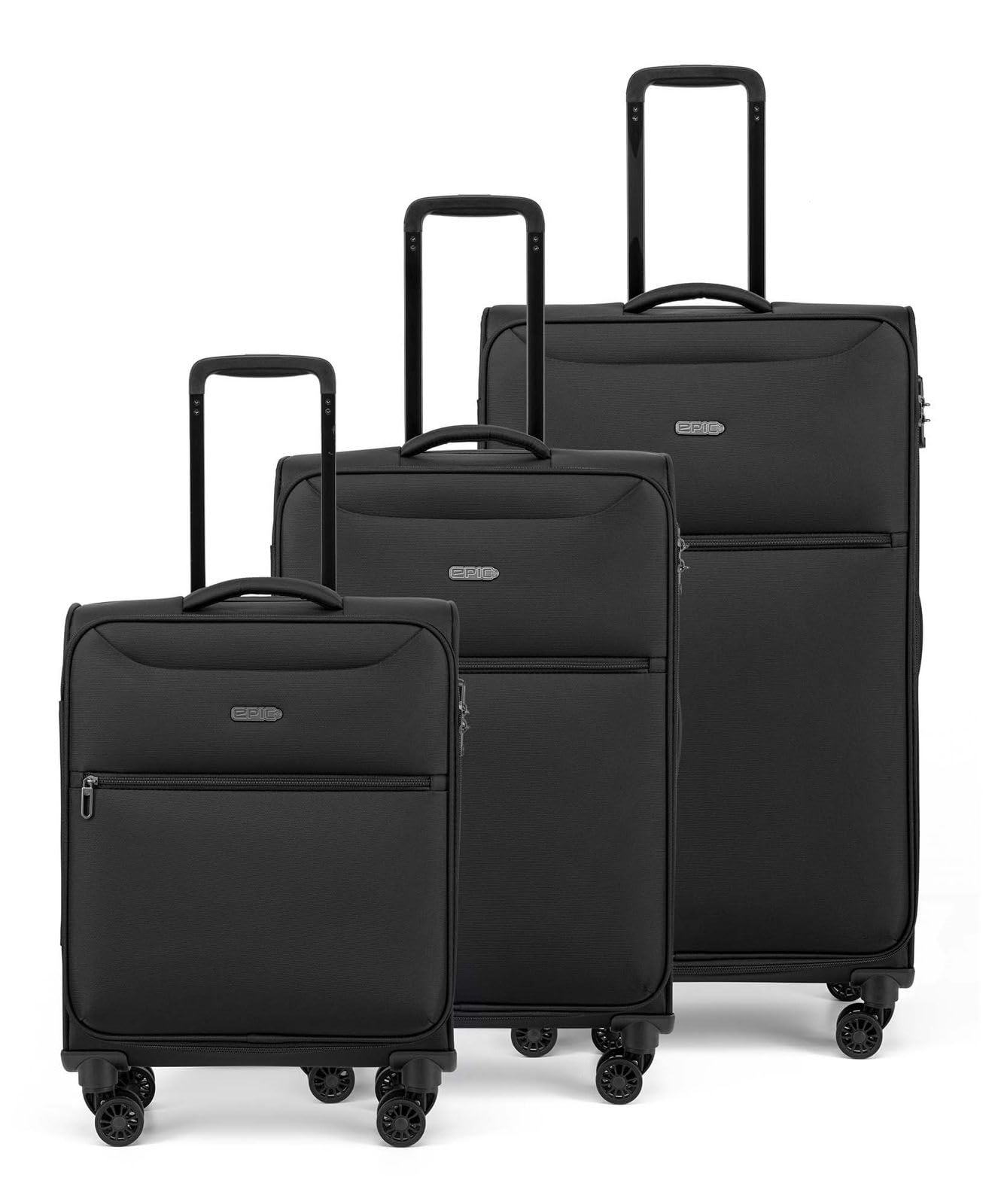 EPIC Jupiter 4X valises rigides robustes avec 4 roues multidirectionnelles