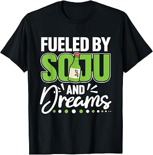 Korea Soju Alcohol Drinking Food Kpop T-Shirt