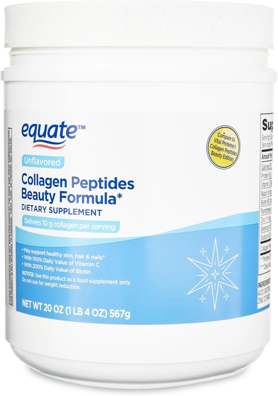 Equate Collagen Peptide Beauty Formula