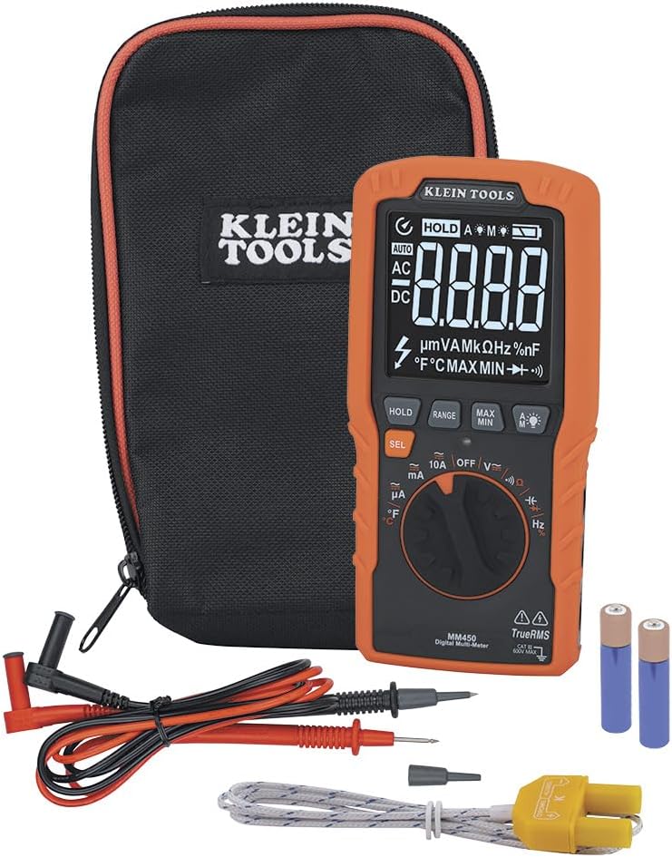 Klein Tools Multimètre ET600, testeur d'isolation mégohmmètre