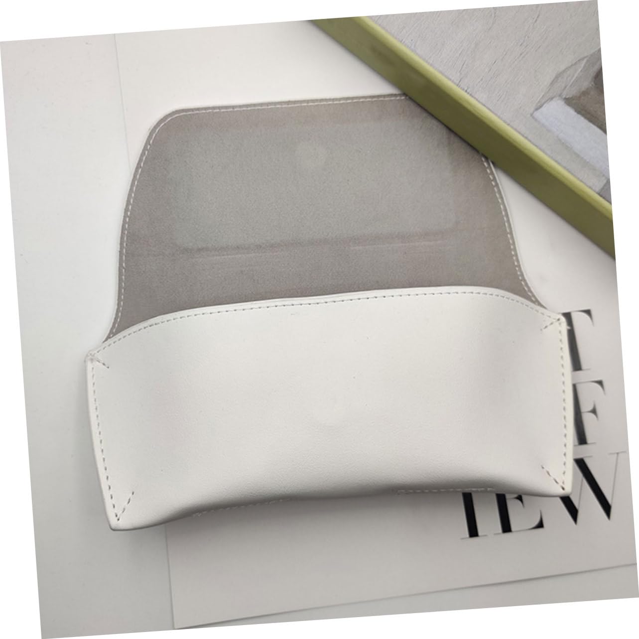 VALICLUD Housse De Protection Pour Lunettes Pochette Pour Étuis à Lunettes Pour Femmes Pochette Décorative Pour Lunettes De Soleil Étui à Lunettes Pvc Blanche