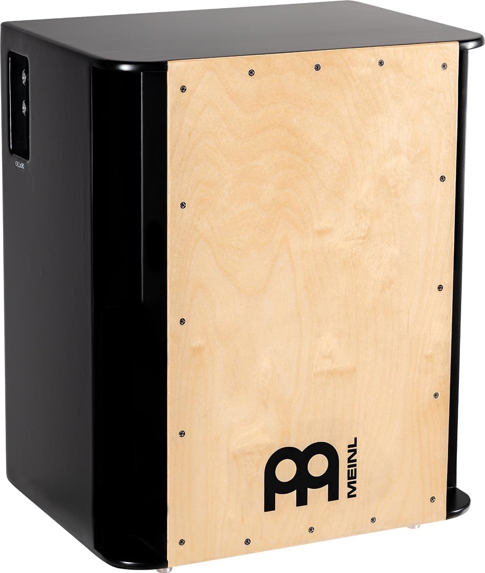Pickup Vertical Subwoofer Bass Cajon Box Drum with Snares and Electronics for Amp or PA System — NOT MADE IN CHINA — Play with Your Hands, Baltic Birch, 2-YEAR WARRANTY
