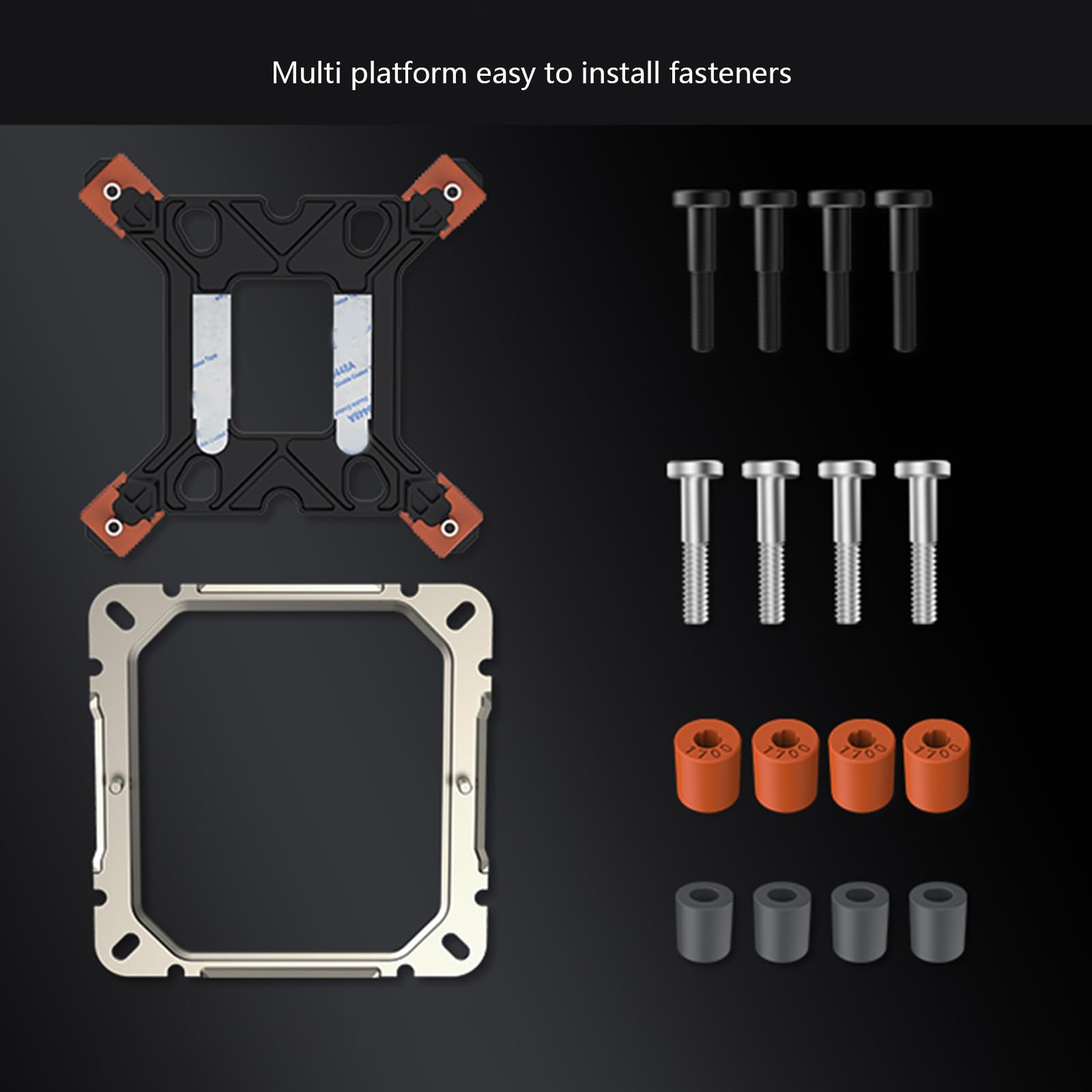 Leiser Gehäuselüfter mit Kupferrohren für effektive Kühlung des LGA1200 1700 115X Gehäuses 6 Heatpipes Luftgekühlter Kühler Leiser Lüfter