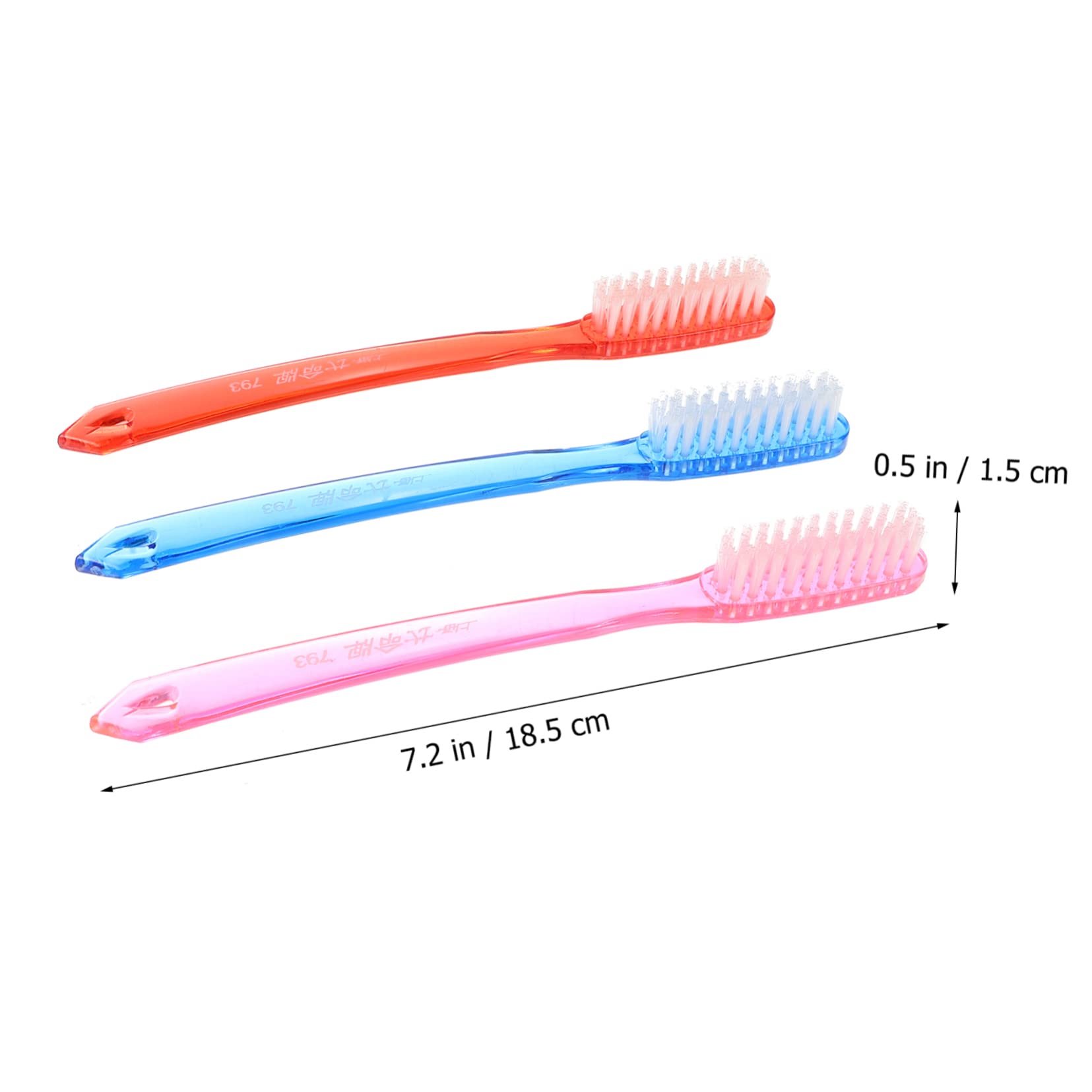 Healeved 132pezzi Spazzolini Denti Adulti Con Setole Dure Pulisci e Sbianca Per Salute Ottimale Dei Denti Casuali Design Ergonomico e Antiscivolo