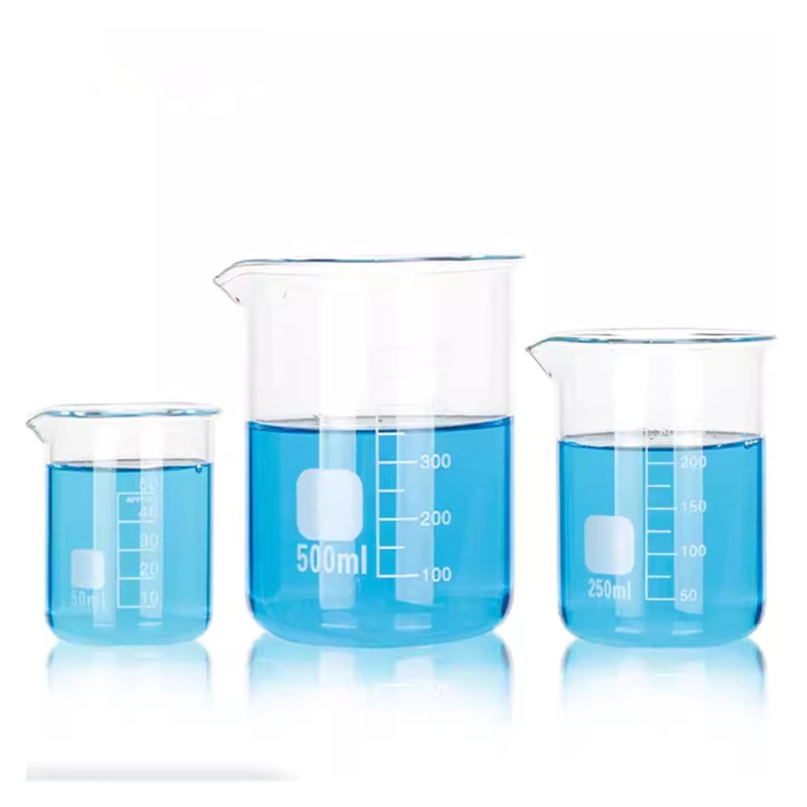 500 ml Glasbecher Laborglas Labormessbecher