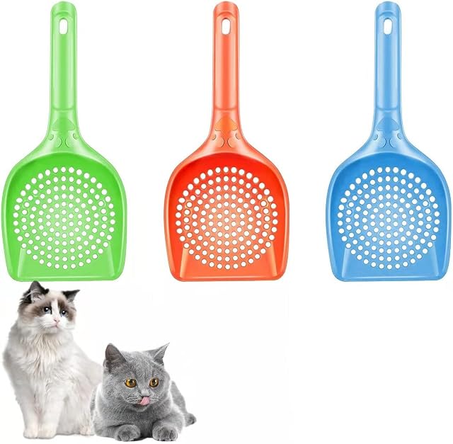 Eruinfang 3 palas para arena para gatos, gatos, gatos y perros
