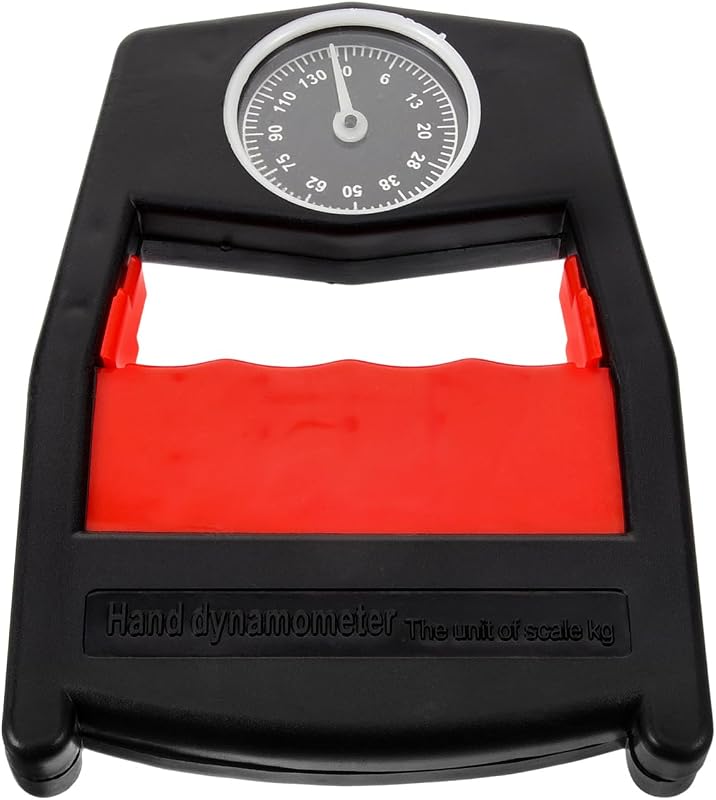 PRETYZOOM Hand Grip Strength Tester Portable Hand Dynamometer for Forearm and Finger Strength Measurement Practical Exerciser for Rehabilitation and Sports Training Compact 5.51X4.13X0.78 Inch