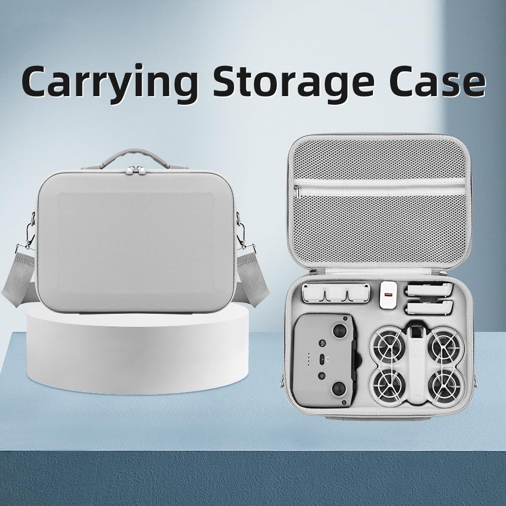 Custodia rigida per DJI Neo,droni borsa di stoccaggio Borsa portatile da viaggio Crossbody per DJI Neo, grande capacità protettiva Organizzatore Borsa Droni Accessori