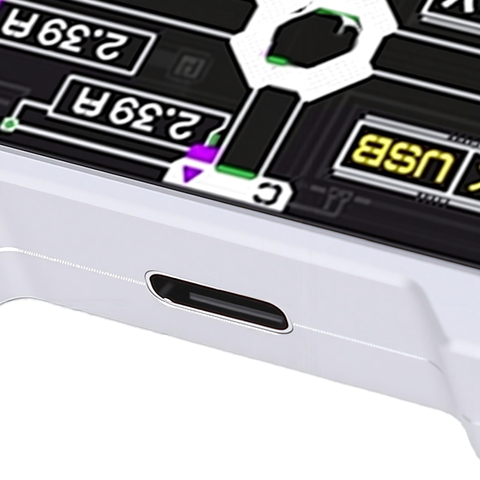 Bewinner Zasilany Koncentrator USB z Kolorowym Wyświetlaczem i Efektami