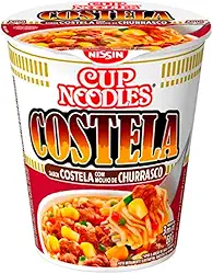 Nissin Cup Noodles Sabor Costela Com Molho De Churrasco 68G