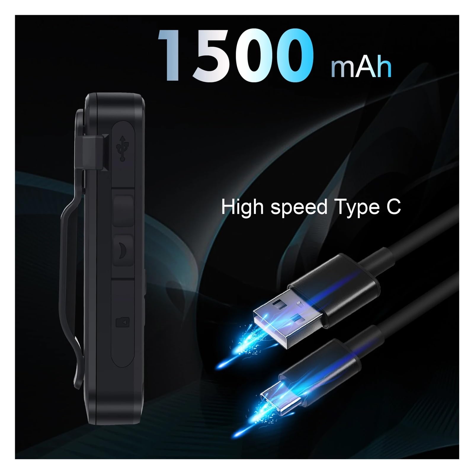 Kamera nasobna, A31 Mini aparat cyfrowy ekran FHD 1080P kamera montowana na ciele mała przenośna kamera ściśle kamera internetowa wideorejestrator samochodowy sport DV(With 8GB TF Card)