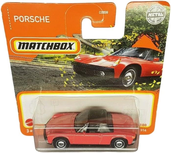 Matchbox - ´71 Porsche 914 - MBX 45/100 - GXM63 - Short Card - Superfast Lesney - Red - Mattel 2021 - Image 3