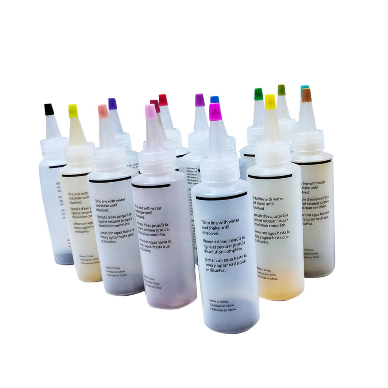 KONTONTY Dye Pigments 18 Colors Solid DIY Pigments for Clothing Accessories Easy to Use Ideal for Boys and Girls Adults