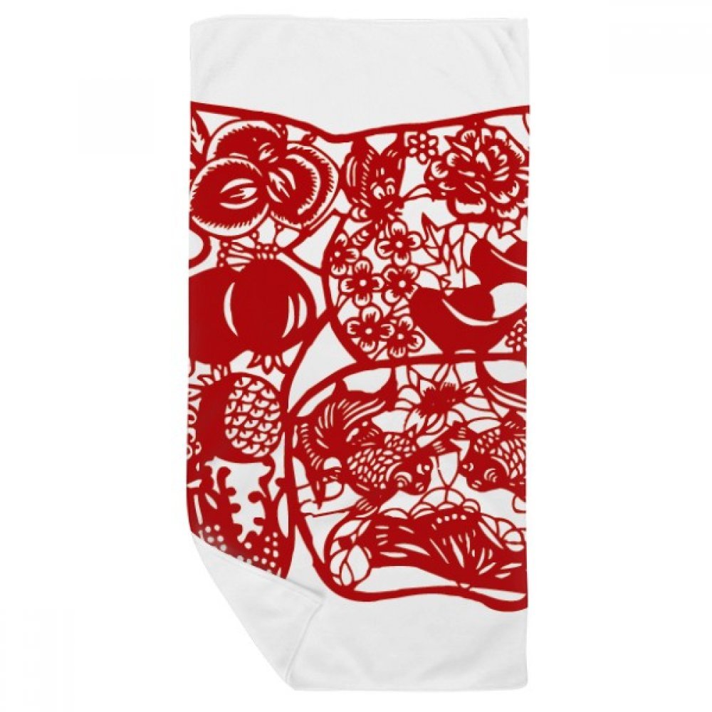Serviette de bain doux gant de toilette multicolore 35x70