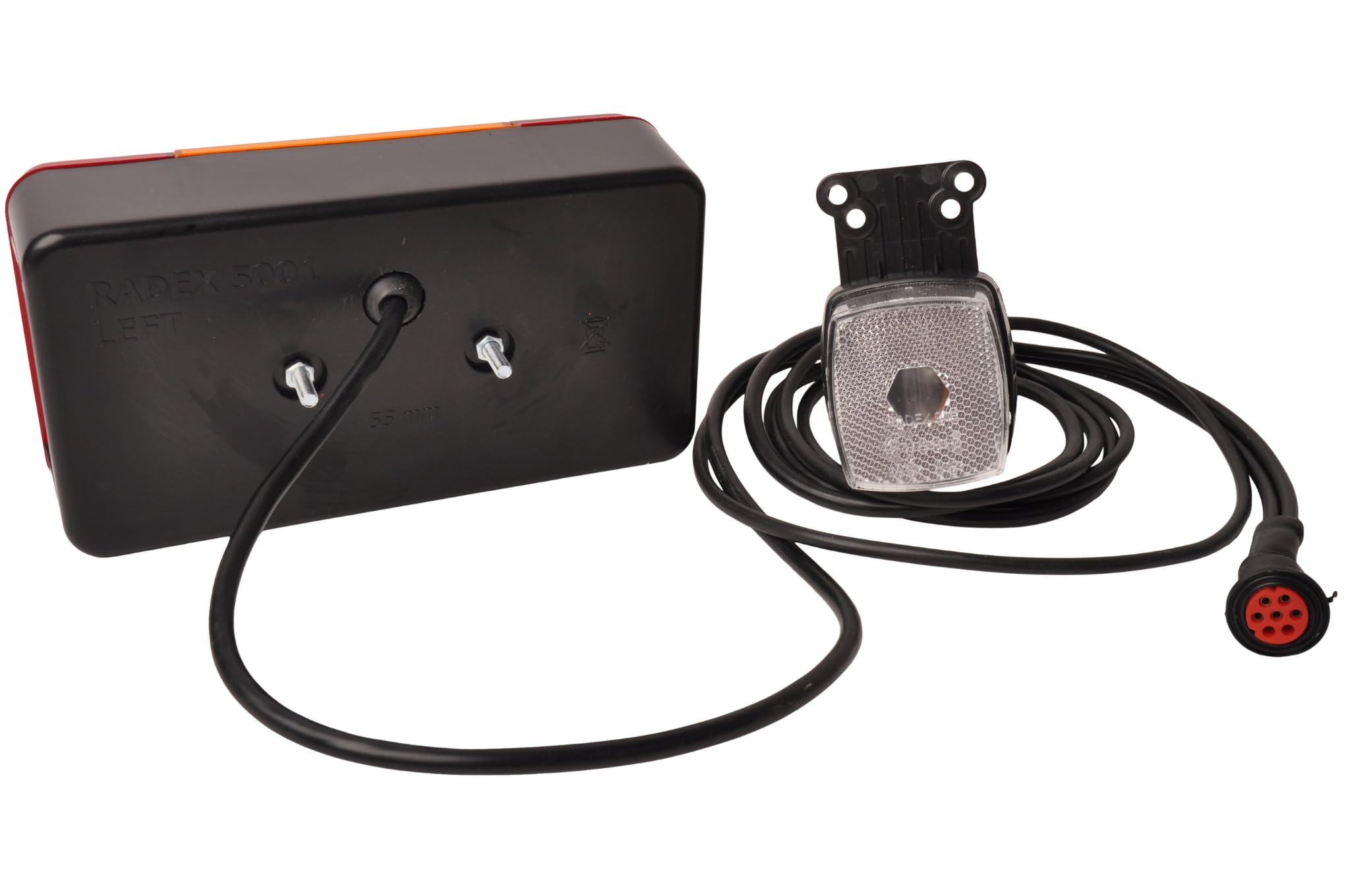 Juego de luces Radex serie 5001, conector de 7 pines, 5000 mm, 1500 mm