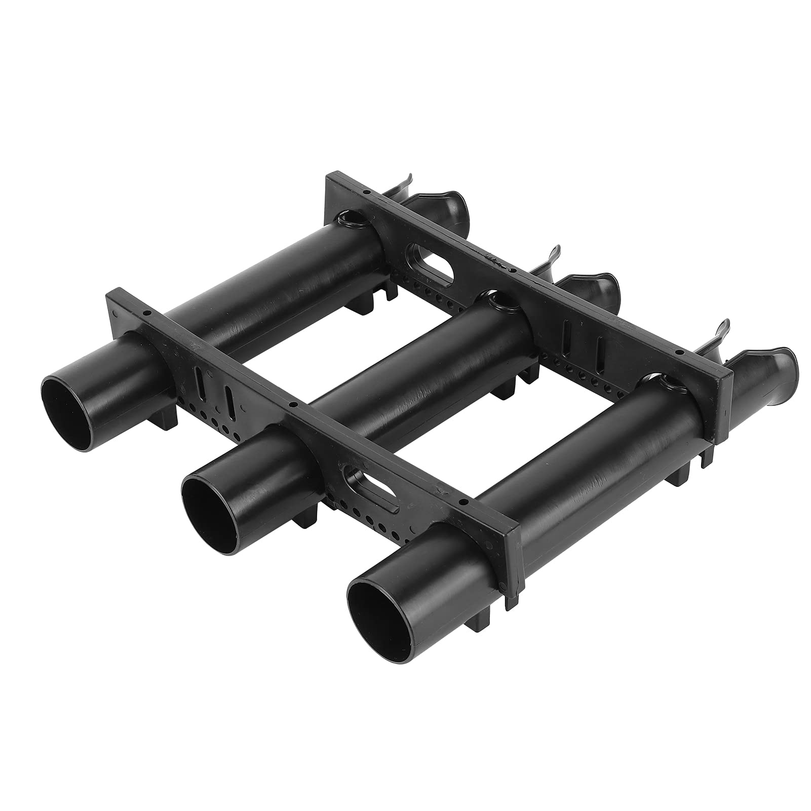 Outdoor Fishing Vertical 3?Link Fishing Rod Rack Storage Holder Pole Tube Mount Bracket