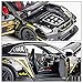 BDTCTK 1/24 Scale Compatible for Nissan GTR Model Car Toy, Zinc Alloy Pull Back Toy car with Sound and Light for Kids Boy Girl Gift (Black)