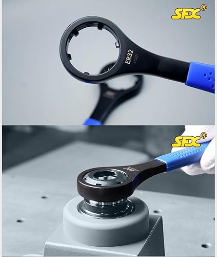 Miniatura 5 de US STOCK ER40 TUERCA Llave ER40UM Llave Collet Chuck Tipo Integral Llave ER40UM Llave