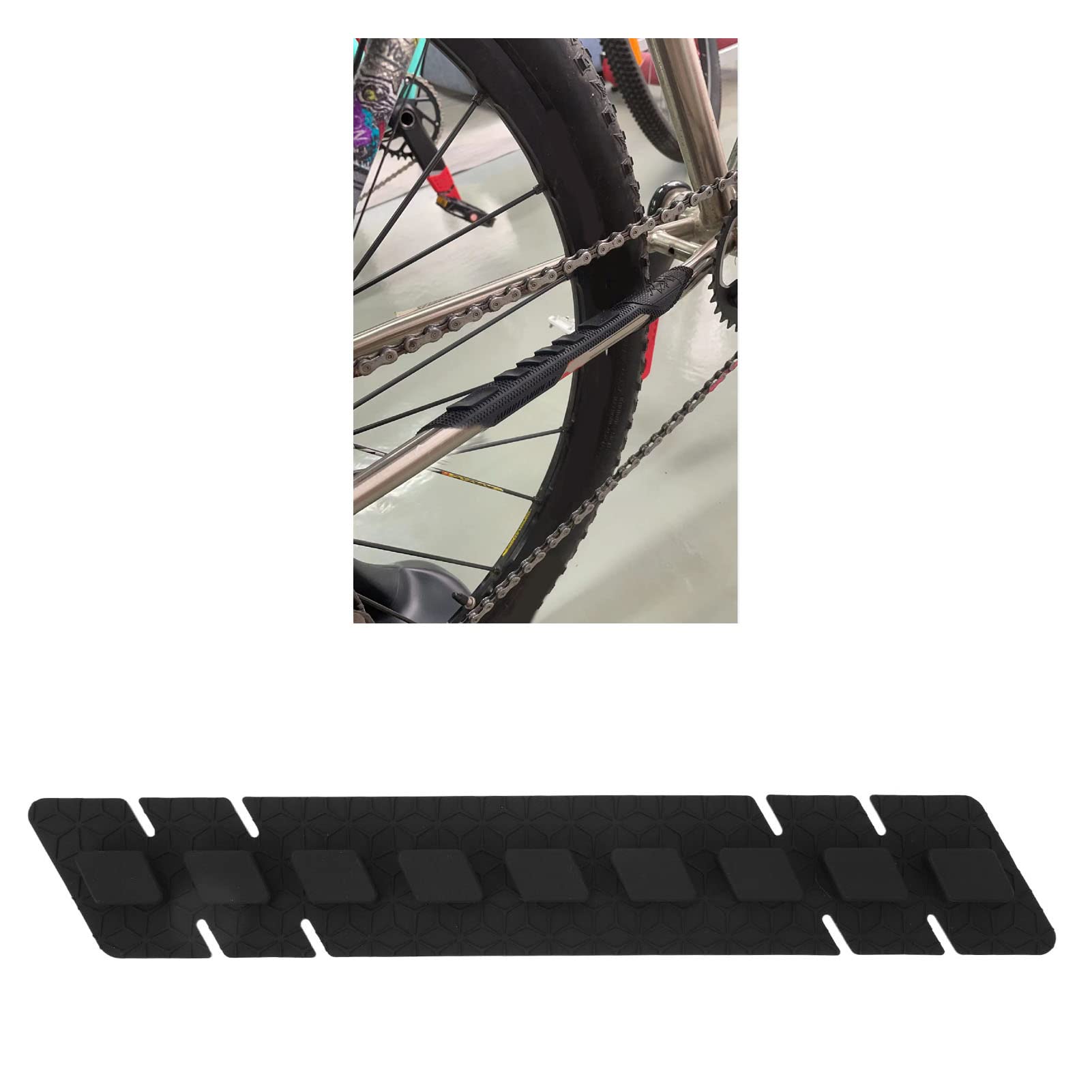 Protection Cadre Vtt Protection De Chaîne Silicone LinkMTB Protege Chaine Velo
