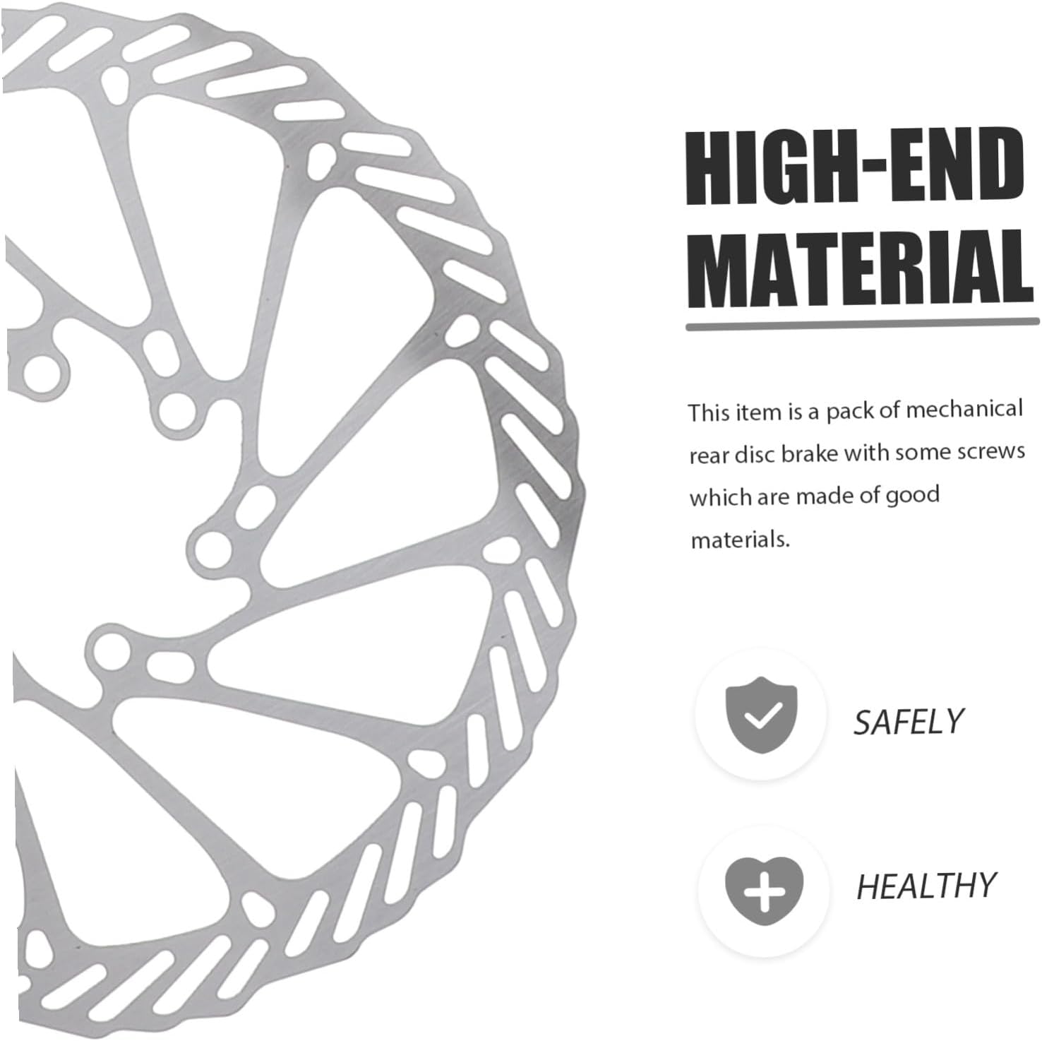 SUPVOX Durable Mountain Bike Disc Brakes Set Hydraulic Brake System for Enhanced Performance Lightweight Design with Multi-support Angle for Road and Mountain Bikes