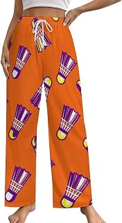 Womens Pajama Pants Pumpkin Camouflage Pj Bottoms Sleep Pants Casual with Pockets