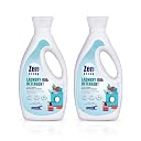 Avni Wellness - Zenticlean Natural Laundary Detergent | Lavender Fragrance | Front Load & Top Load Wash | With Measuring Cup | Plant Based, Eco-Friendly, Herbal| Removes Stains & Odour (1 L (Pack of 2), Lavender Fragrance) gallery image