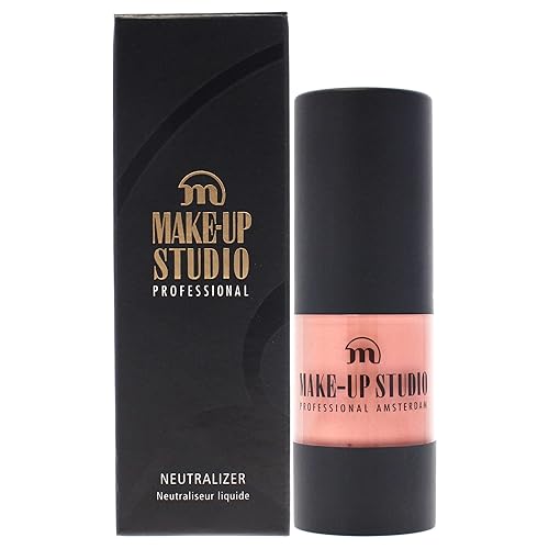 Make-Up Studio Neutralizador profesional de Amsterdam - Ofrece cobertura transparente - Acabado satinado y líquido - Neutraliza las zonas rojas y