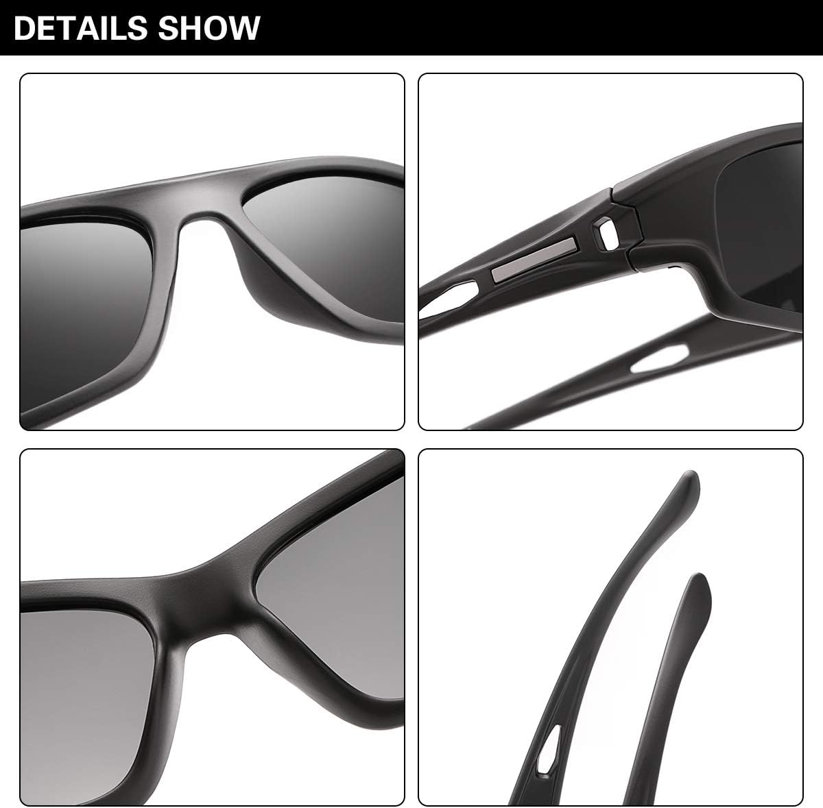 YIMI Polarized Photochromic Driving z87 Sunglasses For Men Women Day and Night safety glasses - Image 2