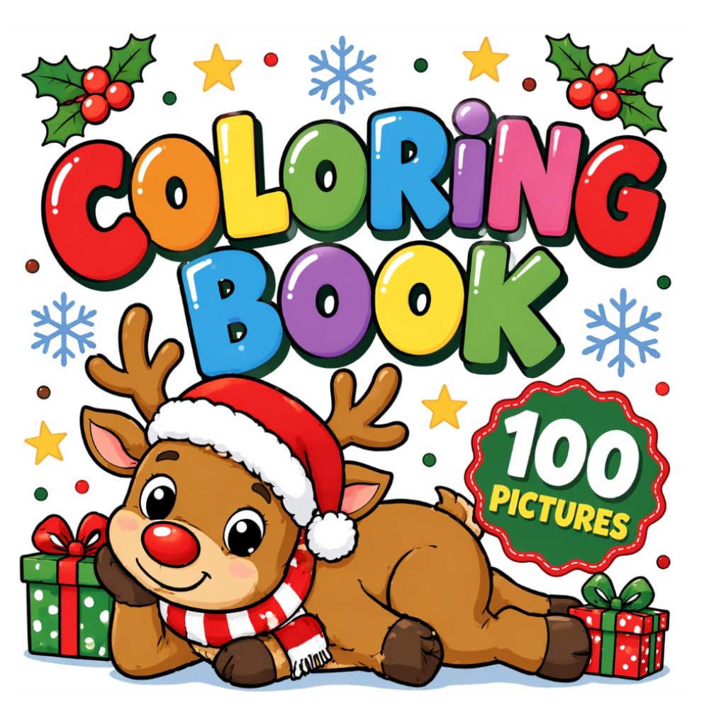 Christmas Coloring Book Santa Claus Father Christmas: Christmas Coloring Book For Children, 100 pictures !
