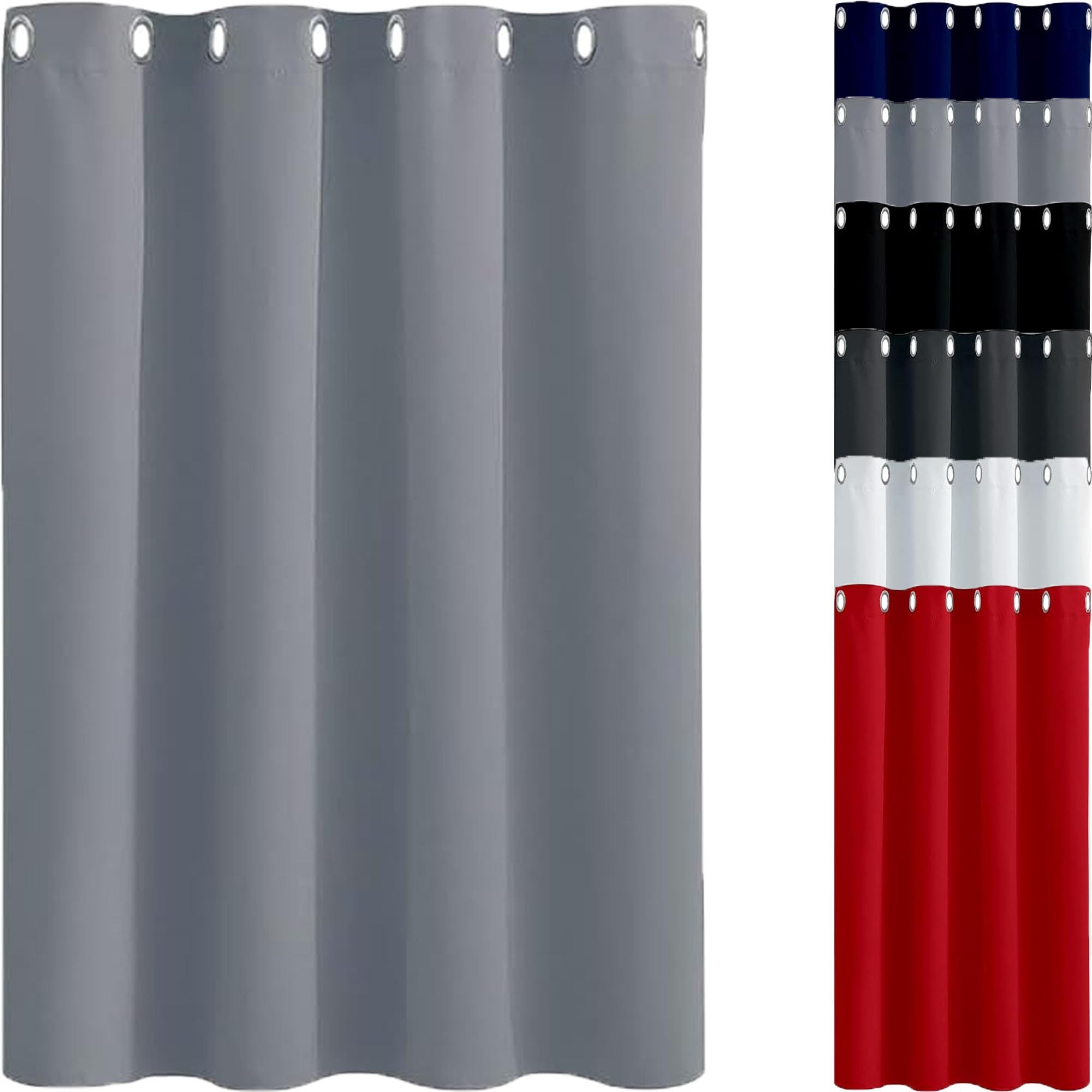 Tende Camera da Letto Oscuranti 100 x 150 cm Alta Qualità Tenda Oscurante Perfetto per Ambienti Moderni per Interni Finestre con Anelli 1 Pezzi, Grigio Chiaro