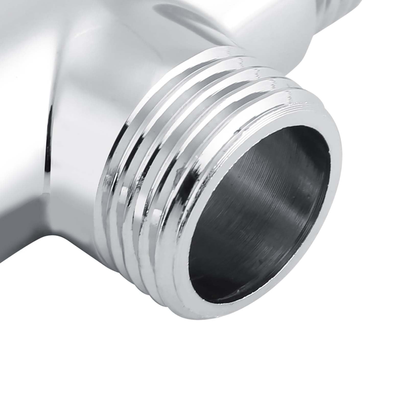 Valvola Deviatrice 3 Vie Doccia | Ottone Cromato | G1/2 20mm | Per Doccia Portatile E Fissa - Foto 7