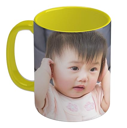 GIFT BOX Ceramic Mug 325ml Yellow