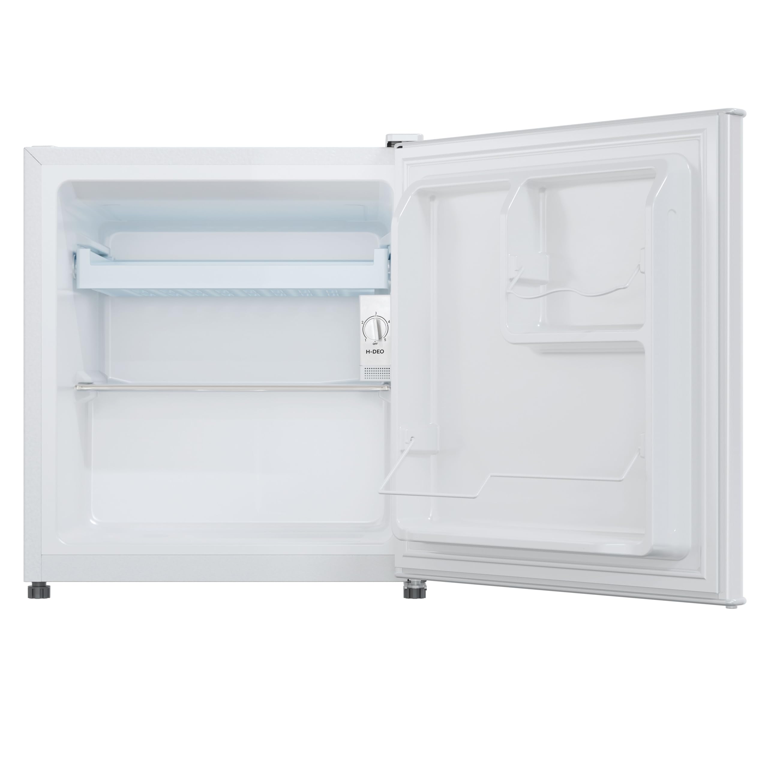CANDY Mini Bar 42 Litri Frigorifero Compatto Sottotavolo, Statico, Silenzioso 37 dB, Classe E, 51 x 45.2 x 47.9 cm (AxLxP), Libera Installazione, Apertura Porta Destra, Bianco, CHASD4351EBC