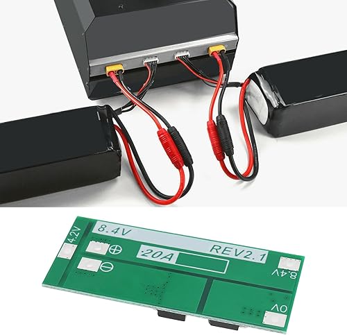 Miniatura 2 de SING F LTD 5 unids 2S 20A Li-Ion LiPo protección celular equilibrio para 18650 26650 batería de litio 1.890x0.787x0.134 in