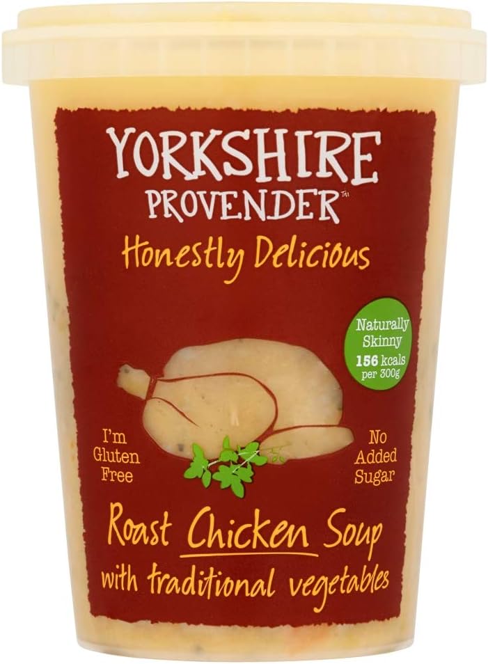 Yorkshire Provender Roast Chicken Soup with Traditional Vegetables, 600g