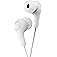 JVC Gumy in Ear Earbud Headphones, Powerful Sound, Comfortable and Secure Fit, Silicone Ear Pieces S/M/L - HAFX7W White