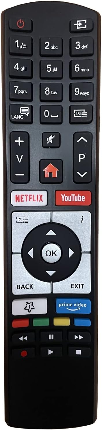 ALLIMITY RC5118 RC5118F sostituzione telecomando per Telefunken TV XF55A401 D75U400M4CW D50U293N4CW D48F282N4CWI D39F275R4CW 43UHD7008-1 32FW6015 XH32A301 TFUH483003D D43F279Q3CW