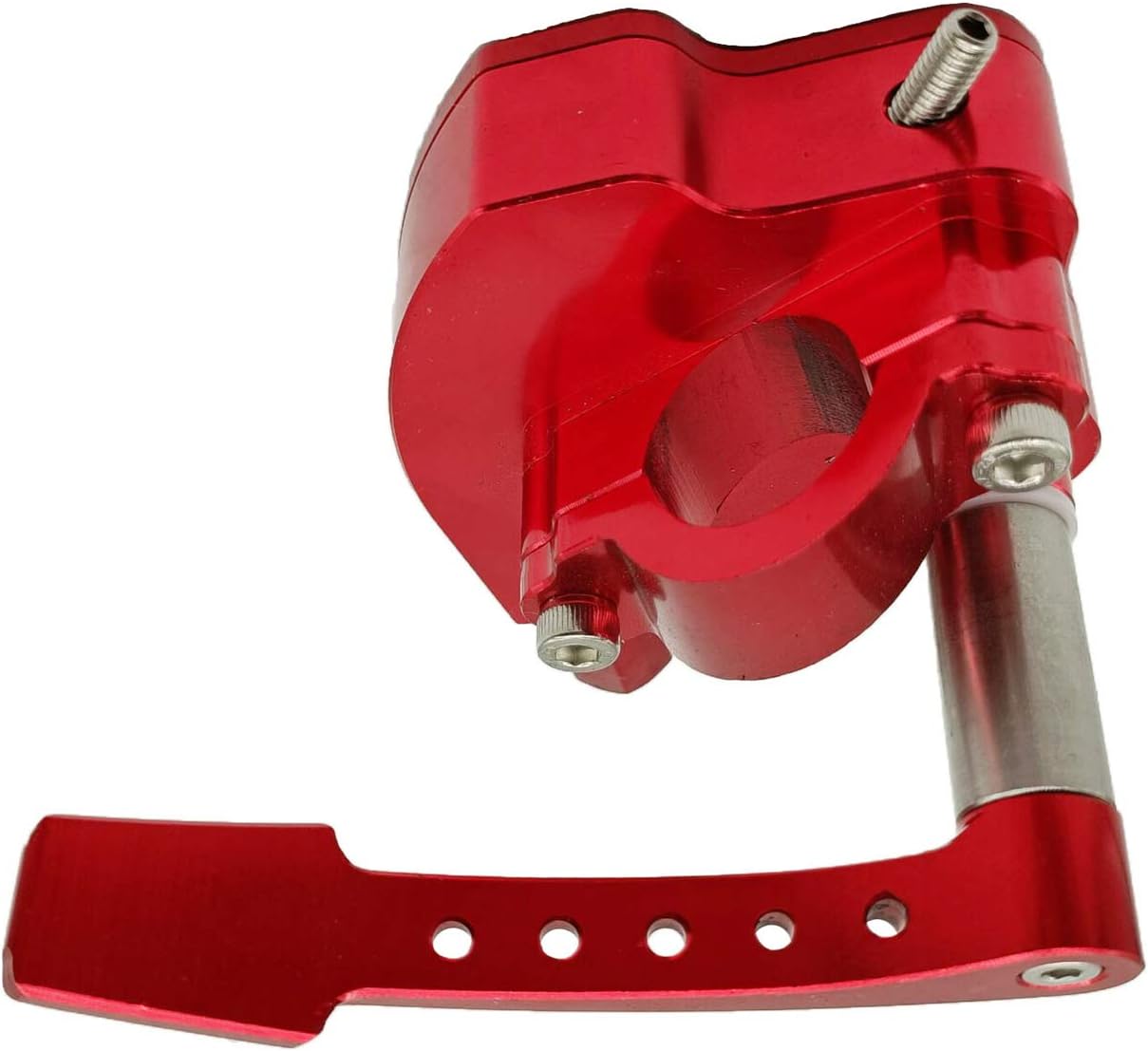 22mm 7/8" BILLET THUMB THROTTLE ASSEMBLY FOR YAMAHA BANSHEE YFZ RAPTOR 350 660 700 YFZ350 Blaster Banshee YFZ450 Warrior (red)