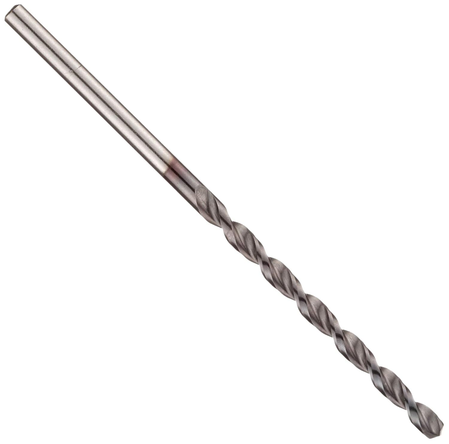 Chicago Latrobe 150WLPN High-Speed Steel Jobber Length Drill Bit, TiCN Coated, Round Shank, Wide Parabolic Flute, 135 Degree Notched Point, Letter Size J (Pack of 12)