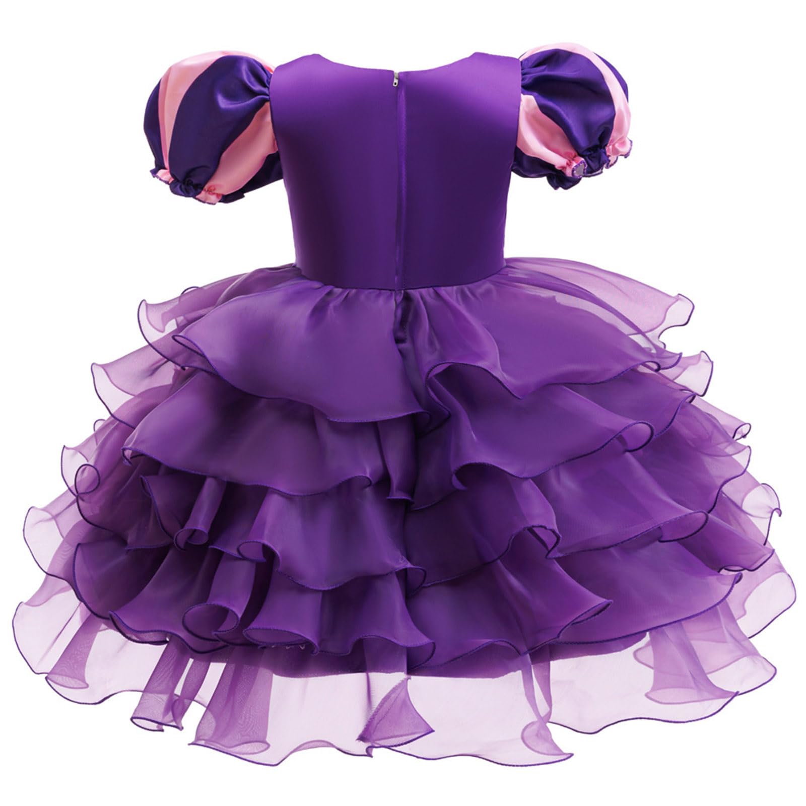 Halloween Kürbis Kostüm Hexenkostüm Kinder Tüllkleid mit Haarreif ＆ Tasche