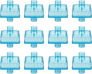Nispira CPAP Inline HEPA Filters, Compatible with BiPAP and CPAP Machines, Fit DreamStation Standard Tubing (22mm) and Machine Outlet (25mm), 12 Pack