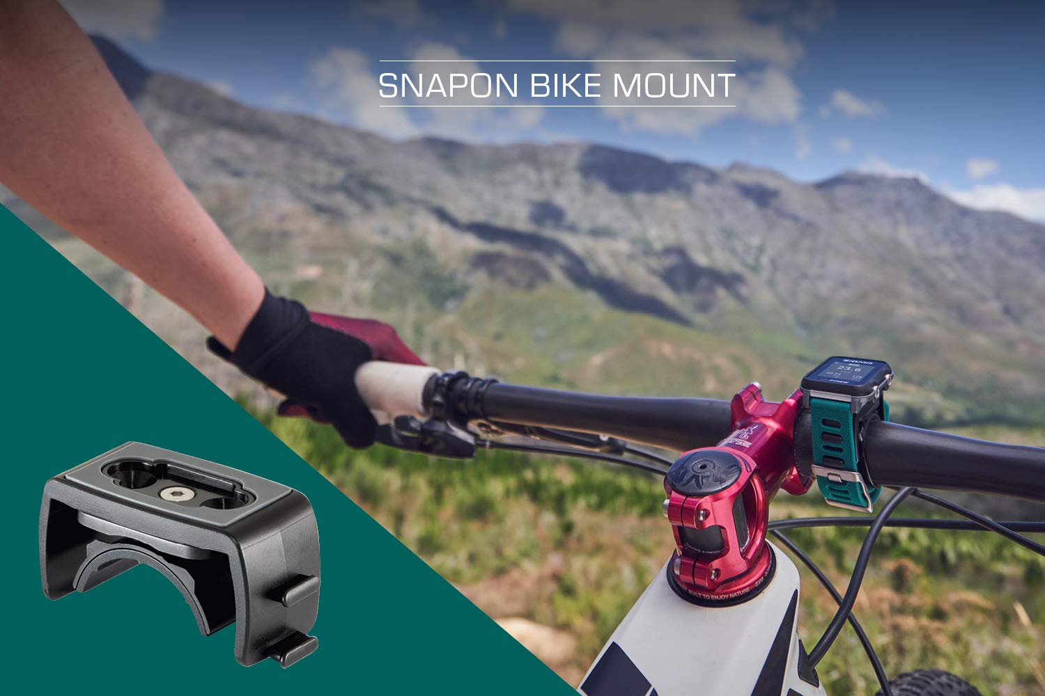 iD.FREE GPS Multisport-Uhr für Outdoor und Navigation, Smart Notifications, Geocaching, Pulsmessung am Handgelenk, wasserdicht, inkl. Fahrradhalterung
