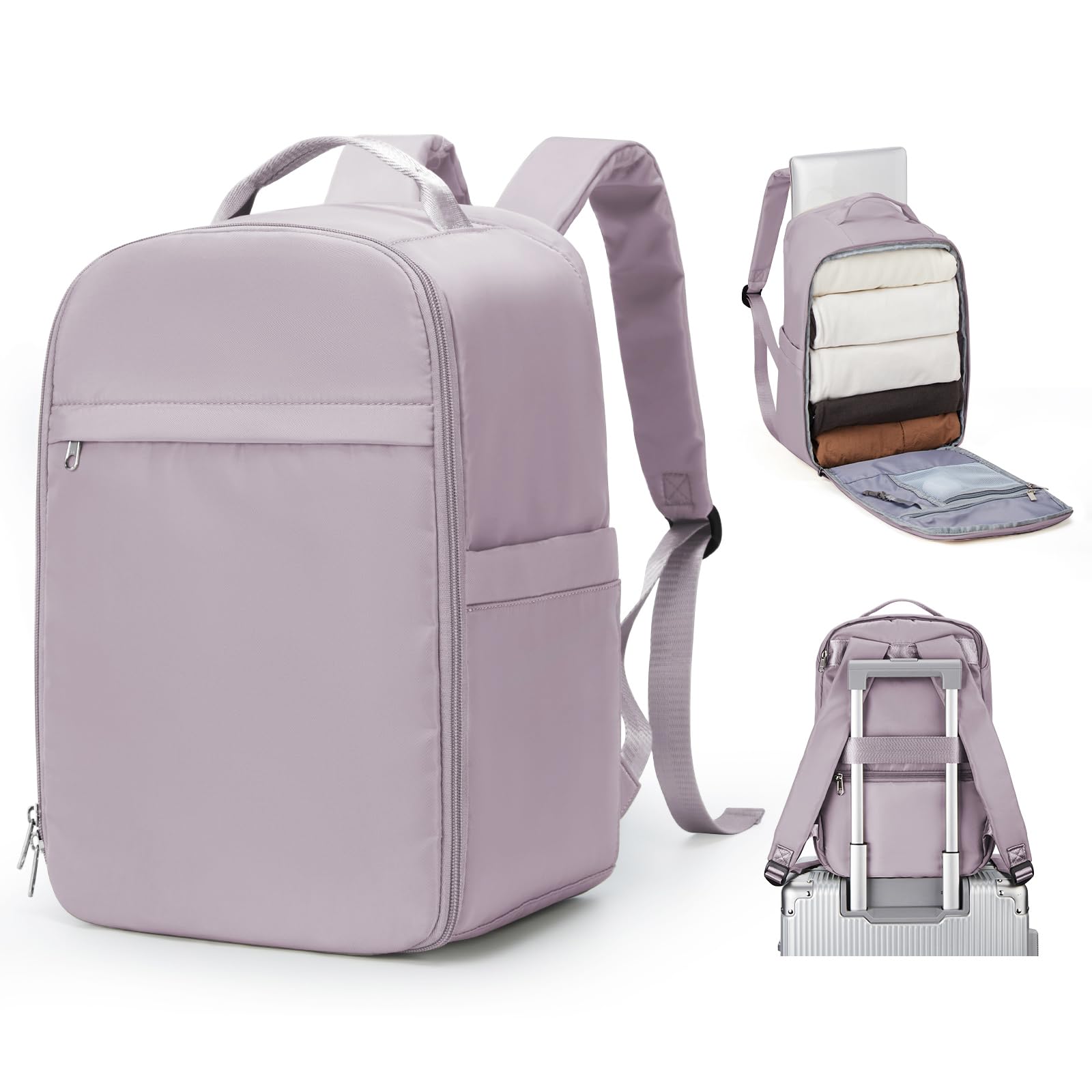 Carry On Backpack, United Airlines Personal Item Bag within17x10x9, Underseat Ryanair 40x20x25CM Luggage Bag Travel Essentials, mochila de viaje, Cabin Size Waterproof Laptop Backpack