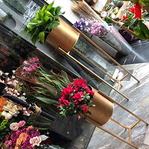 Support pot de fleurs YangRy doré 60cm pour optimiser vos espaces