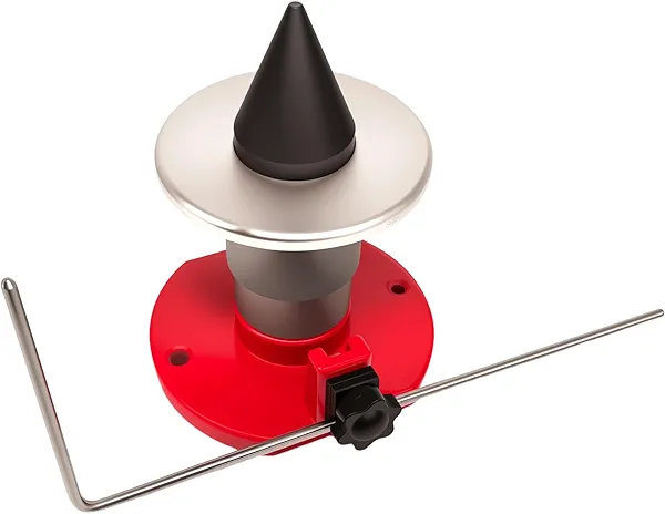 DPHXF Magnetic Wall Mount Blade Balancer Red Replace # 42-047 339075B Lawn Mower Blade Balancer Improved Version