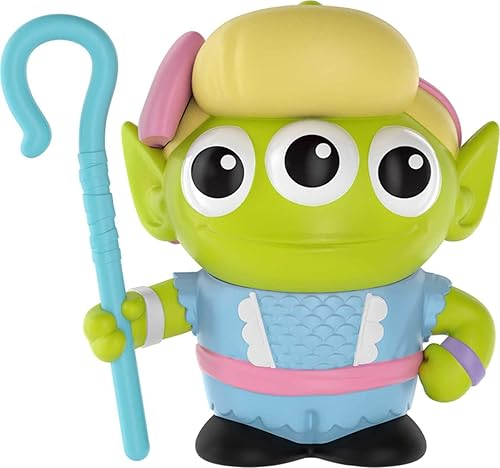 Miniatura 4 de Mattel Pixar Alien Remix Paquete de 3 figuras de personajes de Bo Peep, Edna Mode y EVE de 3 pulgadas en una caja de pizza, juguetes coleccionistas