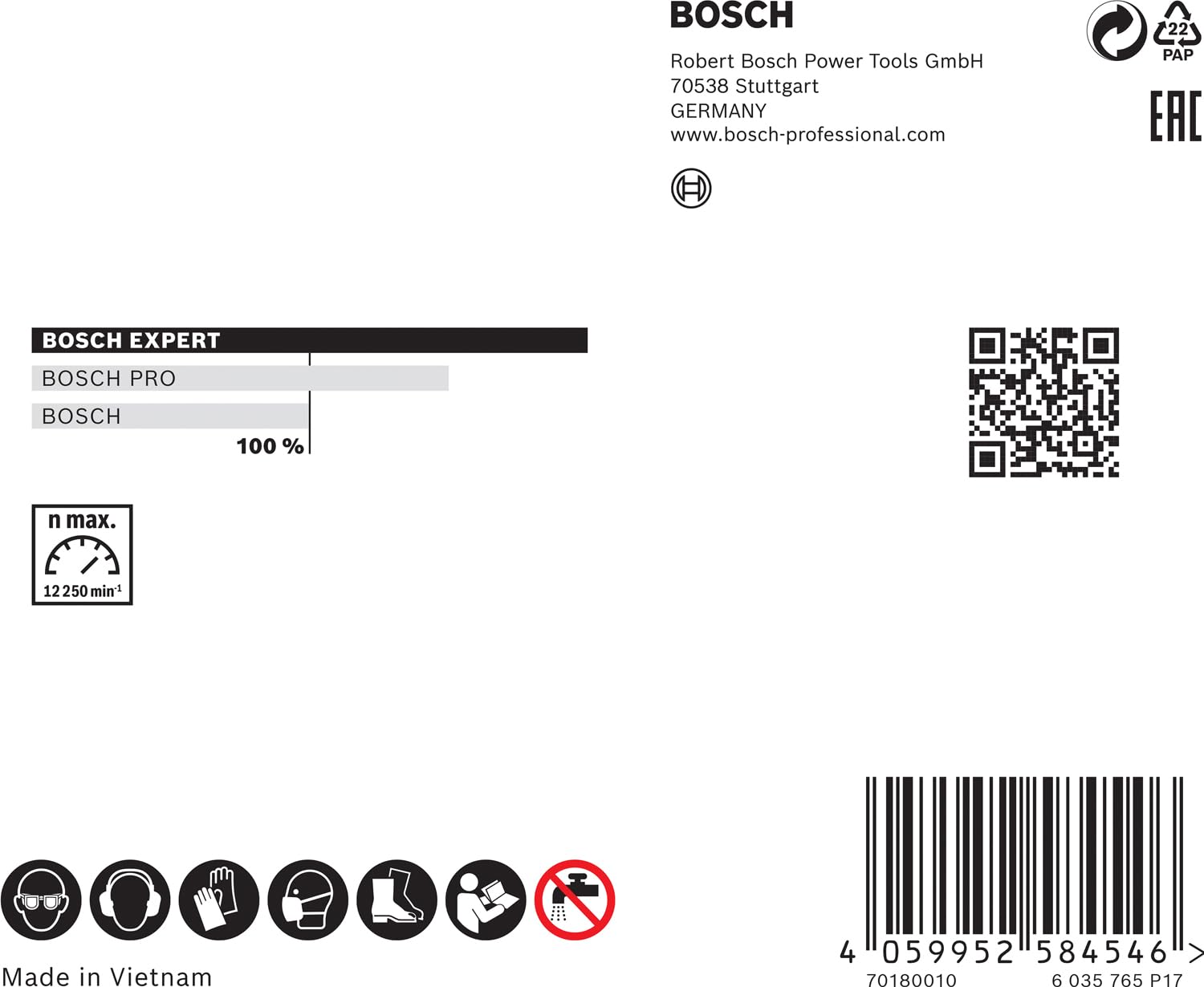 Bosch Accessories 2608901391 Diamant-Trennscheibe 125 mm 1 St.
