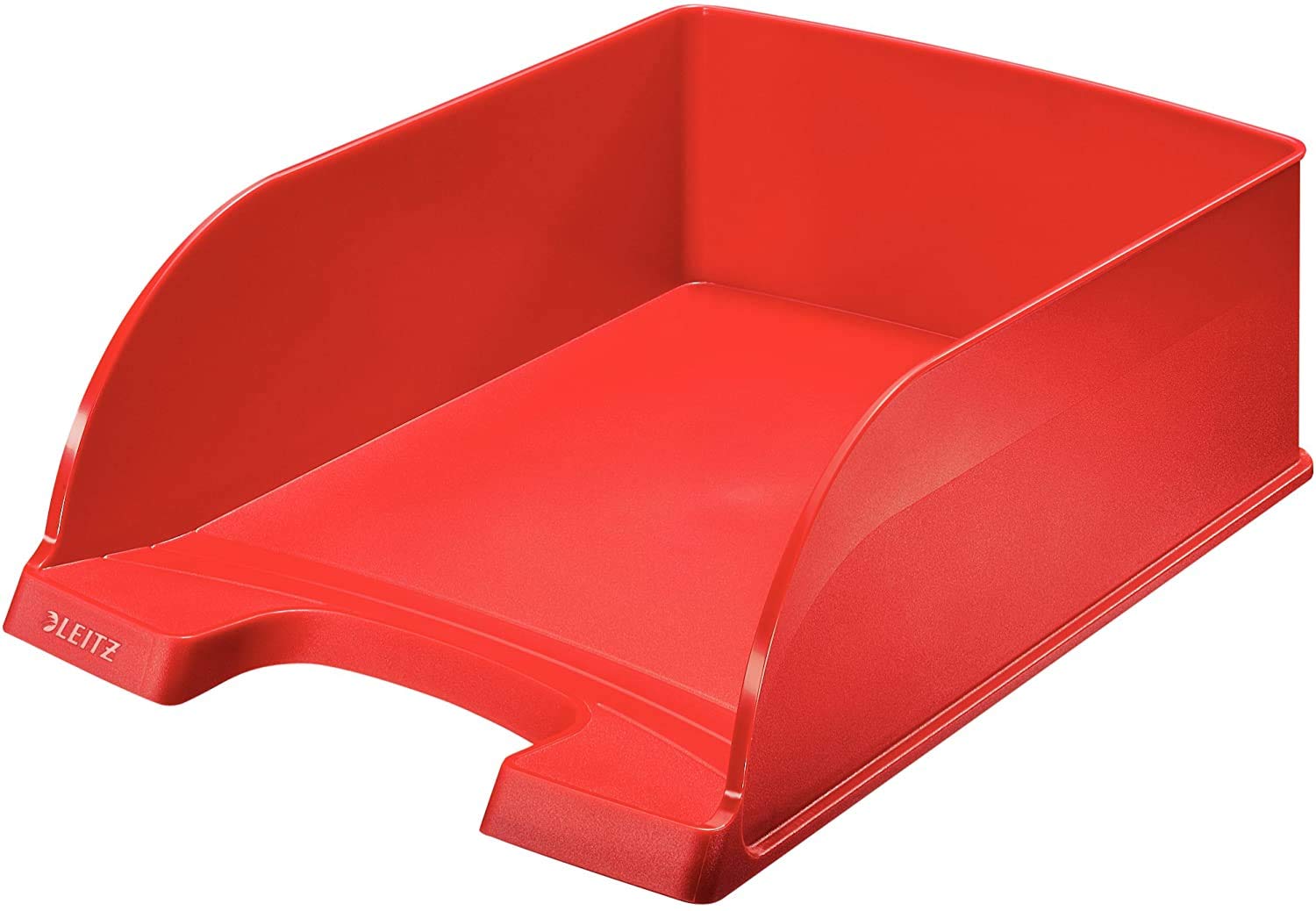 Leitz Plus Corbeille à courrier Hauteur 103 mm Rouge Lot de 4